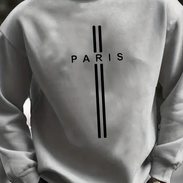 Mens Casual Loose Oversized Sweatshirt For FallWinter