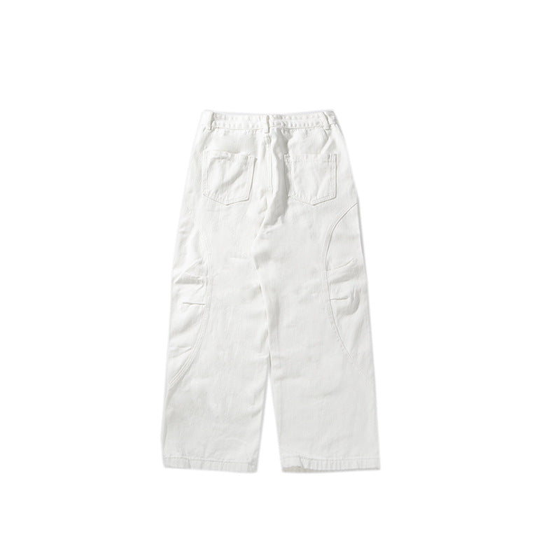 Japanese Curved Soft Pleat Casual Pants All-match Neutral